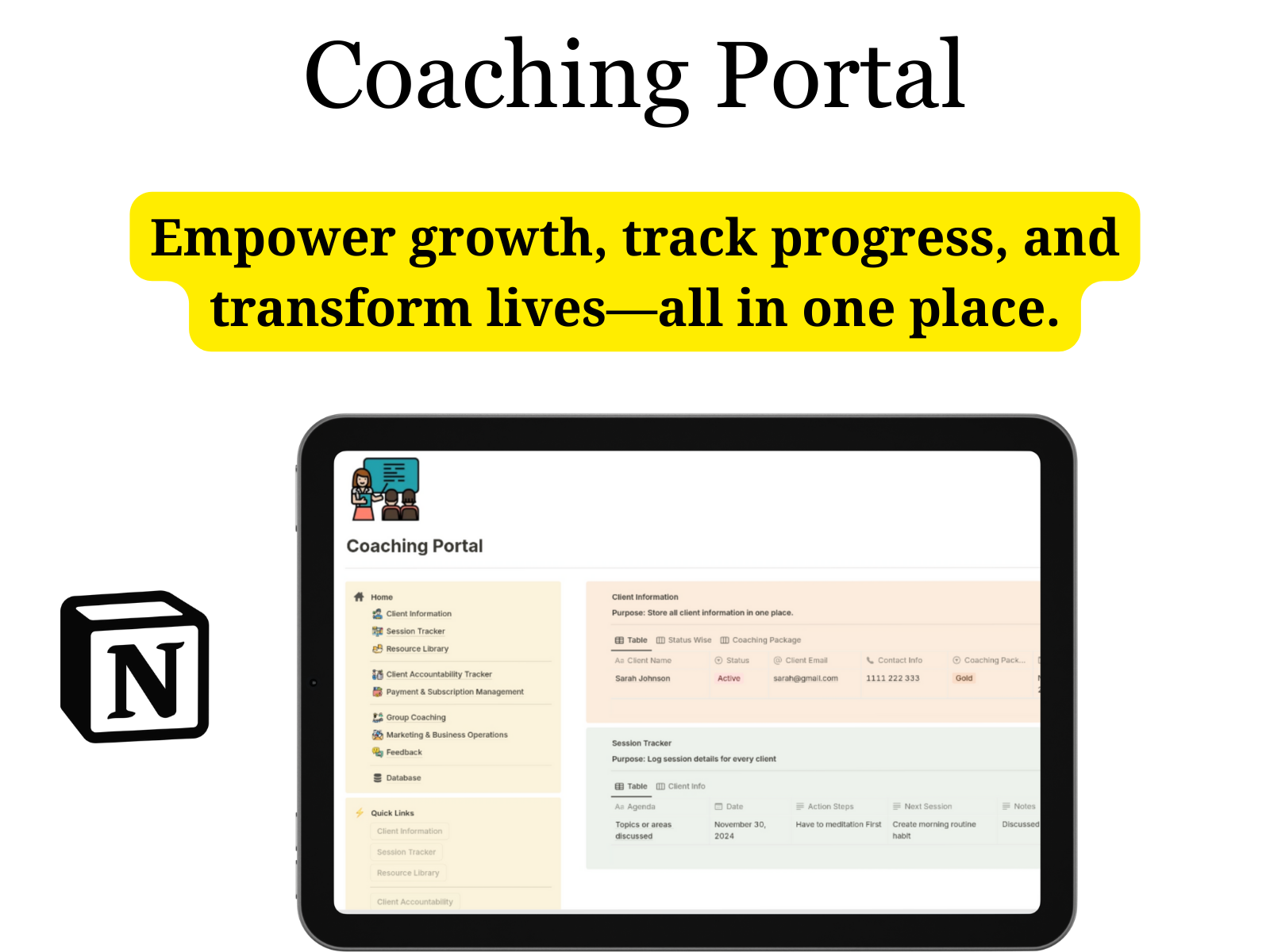 Coaching Portal